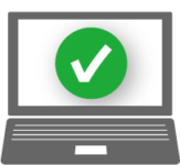 icon_computer-ready（コンピュータ、セットアップ、データ消去、認証済）